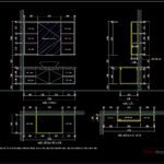 177.Autocad Drawing Of Walnut Lavabo Cabinet Details For Download ...