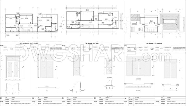 3-Story House A Complete Project PDF File 7.1×23m