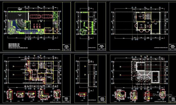 4 years ago
                

                
             2,0874-Story Classic Villa Plans Details AutoCAD File 10x12m
