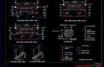 78.Flag Pole Elevation and Sections Details Autocad file