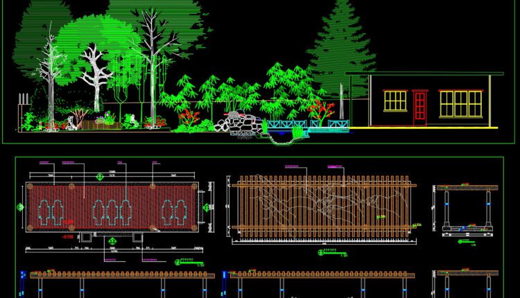 89.Free Download Of Urban Landscaping Detail Autocad Drawing DWG