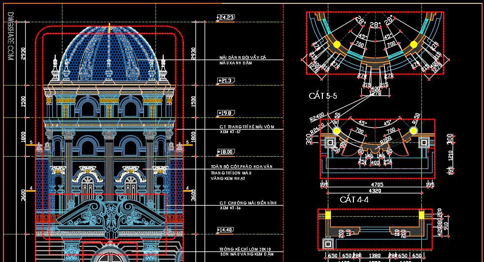 118.Classical Architectural details Blocks free download