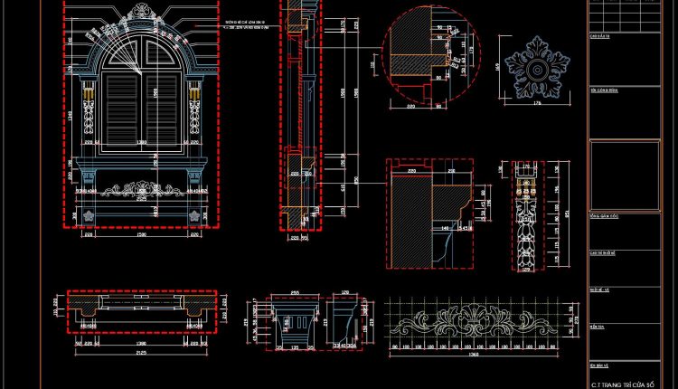 119.Classical Architectural details Blocks free download