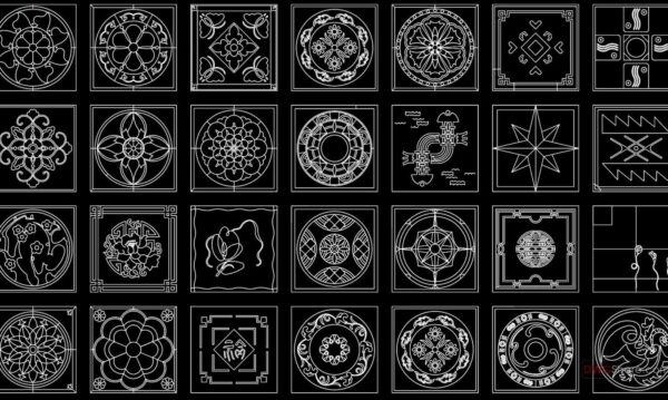 227. Paving Design CAD Blocks