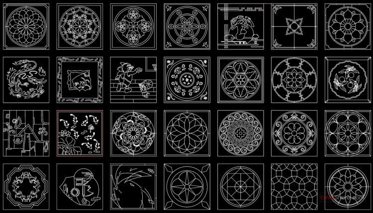 228. Paving Design CAD Blocks