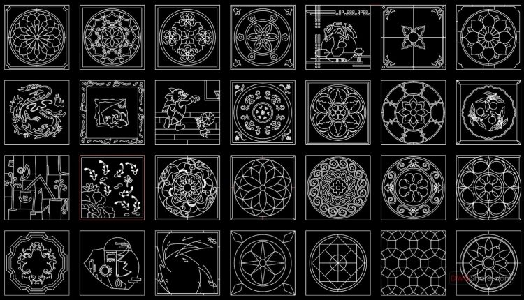 228. Paving Design CAD Blocks