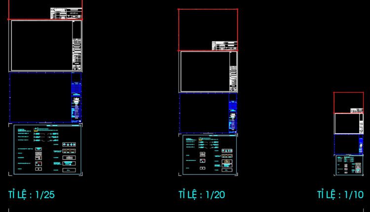 23.Title blocks layout in metric