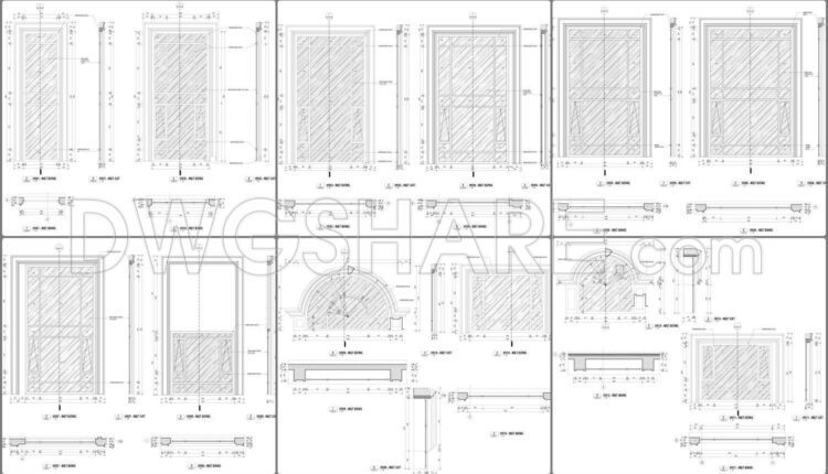 38.Drawing Of 1-Story Hall House Project 51.2m x 77.2m For Download