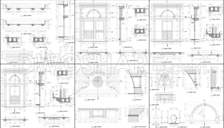 38.Drawing Of 1-Story Hall House Project 51.2m x 77.2m For Download