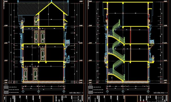 3 years ago
                

                
             1,3774-Story Classic Villa Sections Details AutoCAD File 11.4mx8.6m