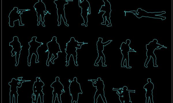 4 years ago
                

                
             1,44779.Free Download of People Silhouettes Soldiers Autocad Drawing DWG