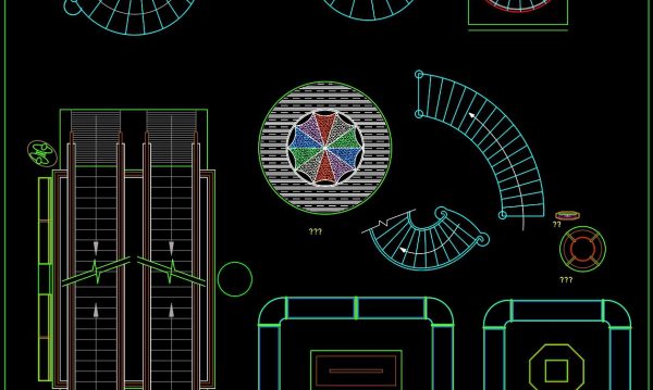4 years ago
                

                
             1,75786.Free DWG models of Stairs in plan view