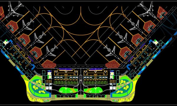 Autocad Drawing Of Cucuta Airport Details For Download