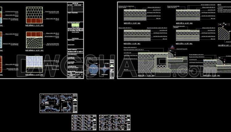 103.Autocad Drawings Of Landscaping for urban spaces and high rise For Download