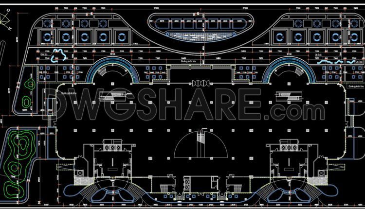 103.Autocad Drawings Of Landscaping for urban spaces and high rise For Download