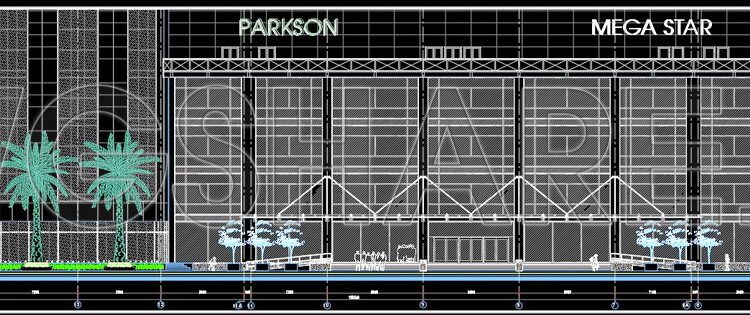 103.Autocad Drawings Of Landscaping for urban spaces and high rise For Download