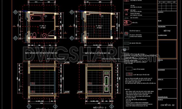 3 years ago
                

                
             727106.WC Layout Plan and elevations details AutoCAD drawing download