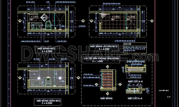 3 years ago
                

                
             984109.WC Layout Plan and elevations details AutoCAD drawing download