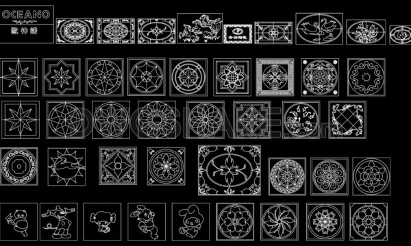 231. Paving Design CAD Blocks