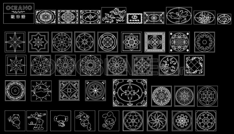 231. Paving Design CAD Blocks