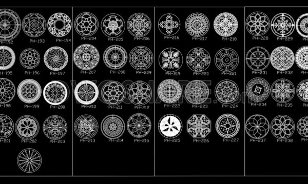232. Paving Design CAD Blocks