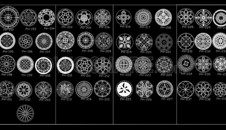 232. Paving Design CAD Blocks