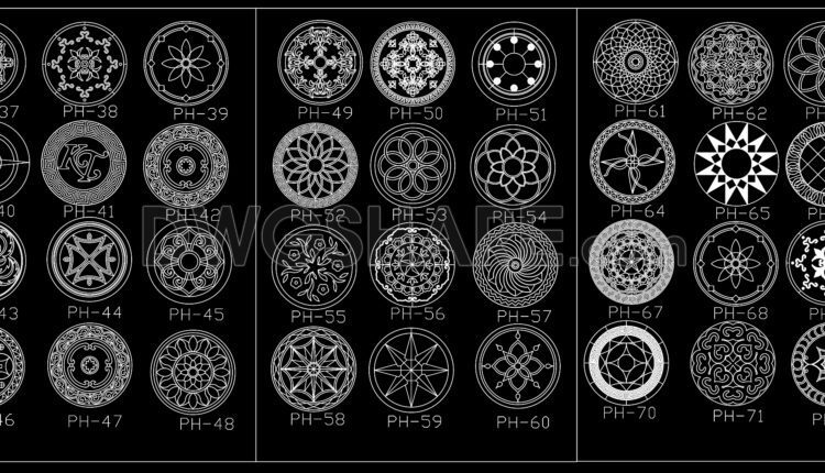 234. Paving Design CAD Blocks