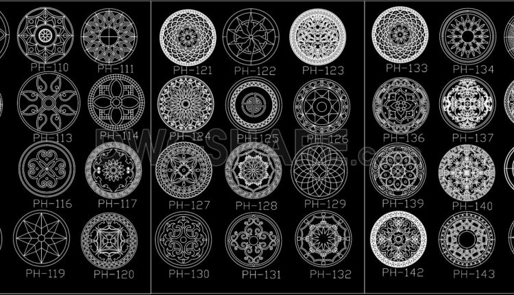236. Paving Design CAD Blocks