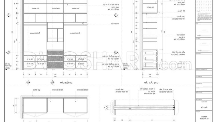 39.Detailed Drawings Of Bedroom In Autocad File