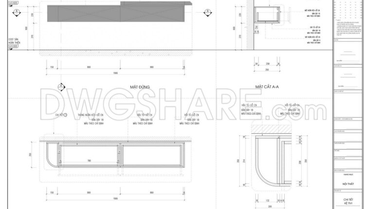 39.Detailed Drawings Of Bedroom In Autocad File