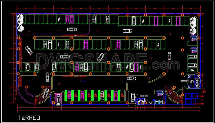 4. Autocad Drawing Of Parking For Free Download (1)