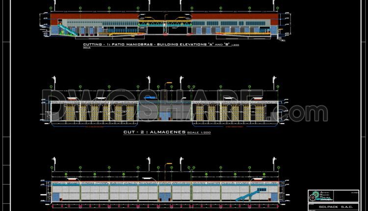 45.Autocad Drawings Of Complete Industrial Plant Project Plans For Download
