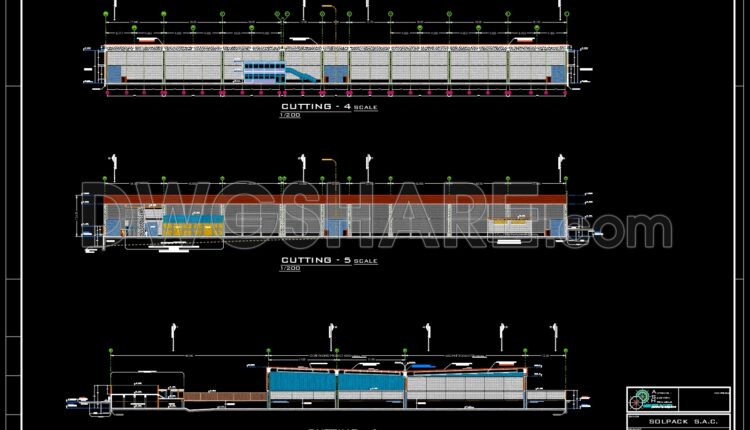 45.Autocad Drawings Of Complete Industrial Plant Project Plans For Download
