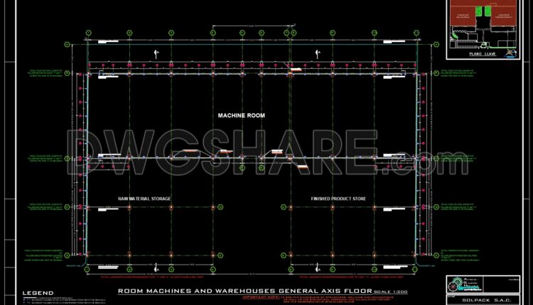 45.Autocad Drawings Of Complete Industrial Plant Project Plans For Download