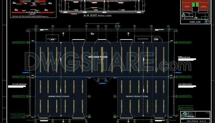 45.Autocad Drawings Of Complete Industrial Plant Project Plans For Download