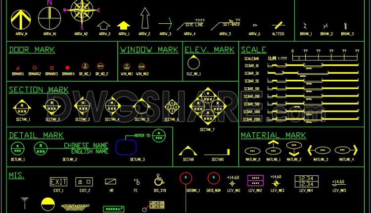 46.Cad Symbol Blocks free download