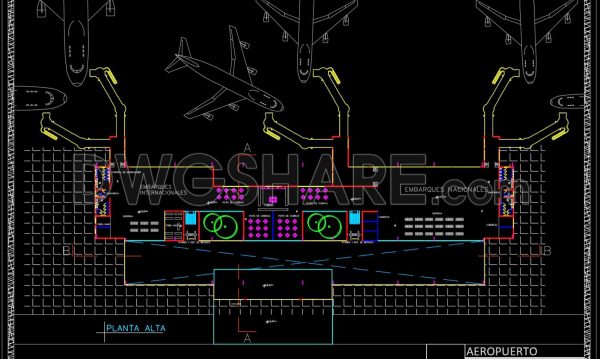 67.Autocad Drawings Of Airport Design For Download