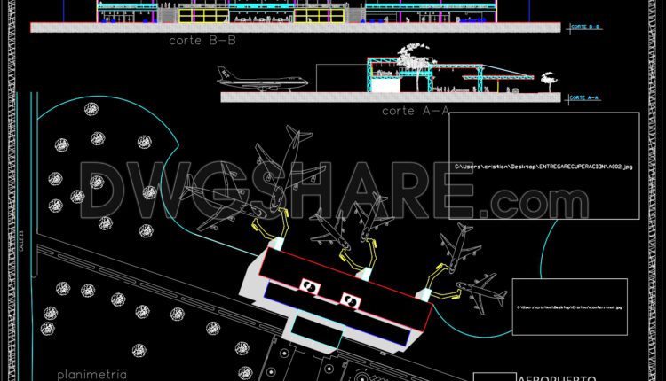 67.Autocad Drawings Of Airport Design For Download