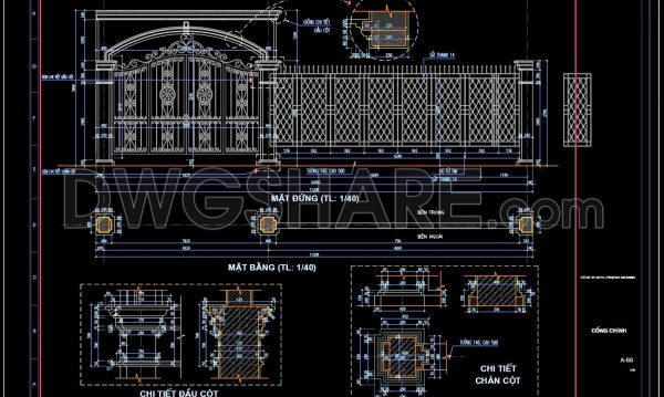 3 years ago
                

                
             2,198108.Gate and Fence DWG With Detailing For Free Download