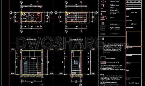 3 years ago
                

                
             788112.WC Layout Plan and elevations details AutoCAD drawing download