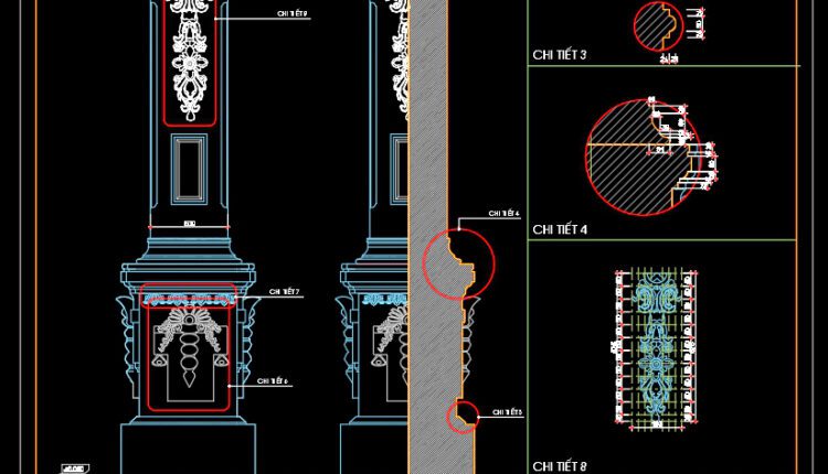 138.Classical Architectural details Blocks free download