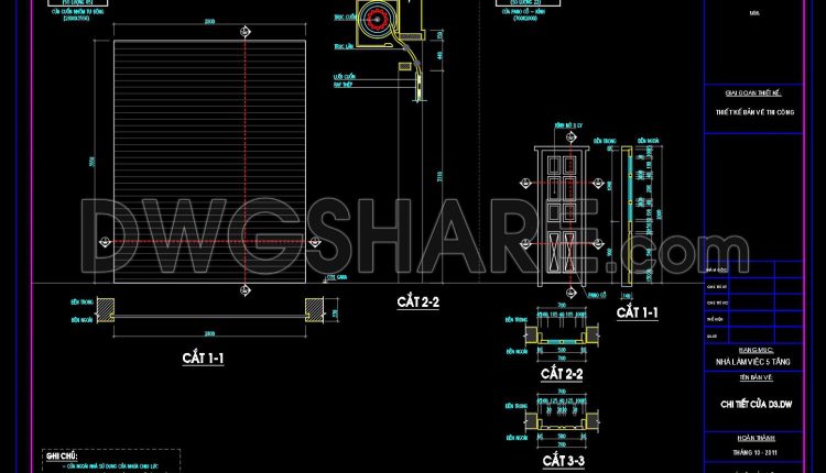 385.Free cad blocks detail doors DWG download