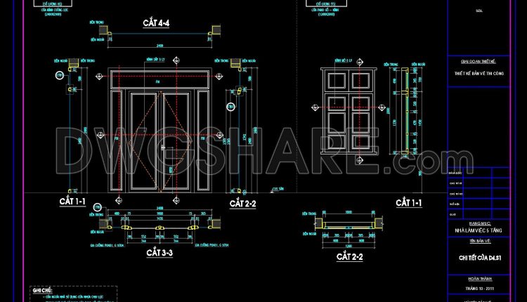 386.Free cad blocks detail doors DWG download