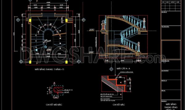 3 years ago
                

                
             2,00594.Detailed drawings of stairs in autocad file