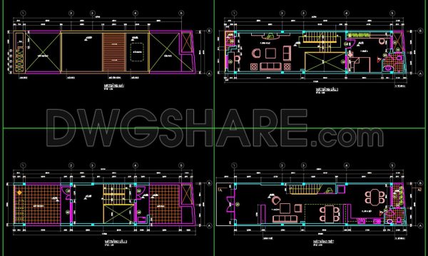 3 years ago
                

                
             1,110Autocad Drawings Of 4-Story Modern House 4m x16m For Download