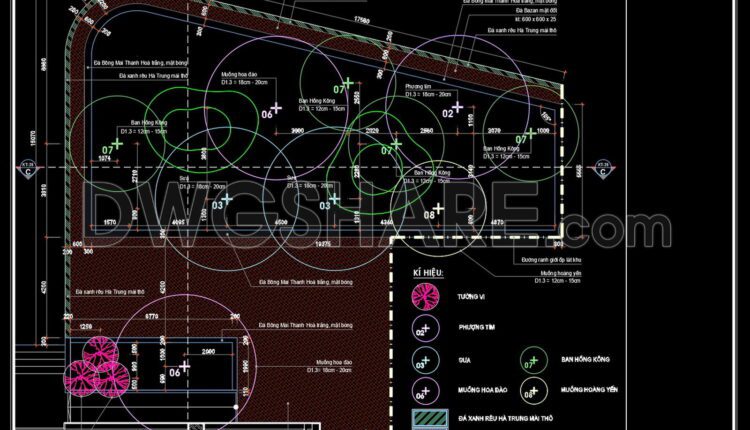 109.Autocad Drawings Of Landscaping for urban spaces For Download