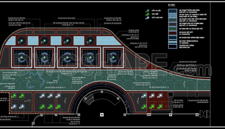 110.Autocad Drawings Of Landscaping for urban spaces For Download