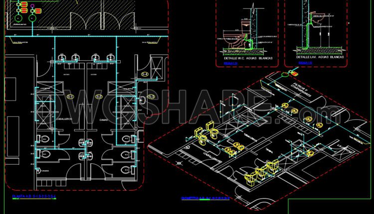 46.Autocad Drawings Of White Water Bottling Plant For Download