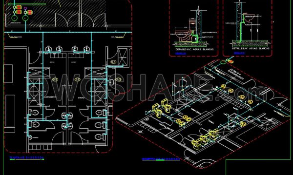 46.Autocad Drawings Of White Water Bottling Plant For Download