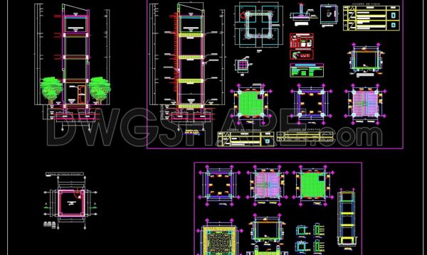 3 years ago
                

                
             2,21077.Autocad Drawings Of Elevated Tank Structural Elevation and Sections For Download